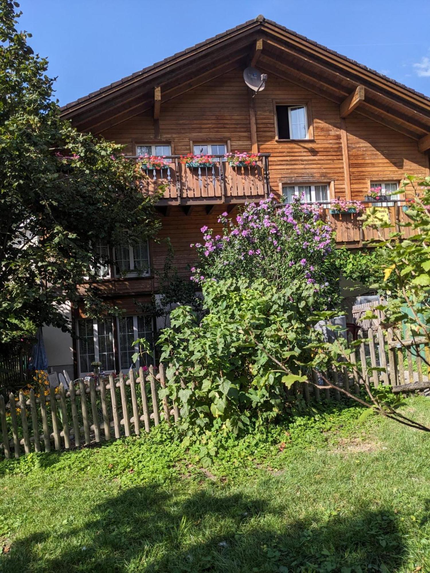 Nostalgische Ferienwohnung -Kinderland Bergheimat , Unsere kleine Farm Linthal Exterior foto